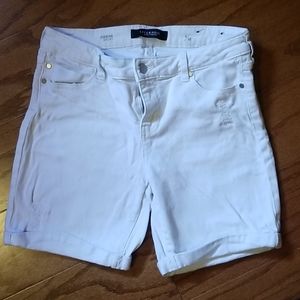 White Liverpool Corine Shorts
